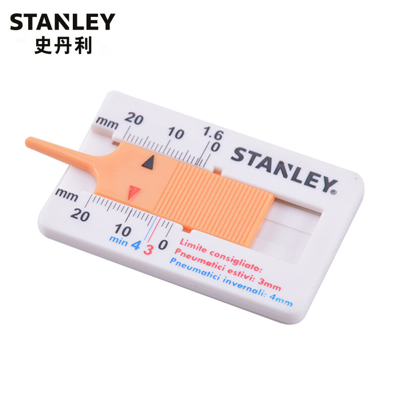 STANLEY/史丹利 轮胎花纹深度尺 90-078-23