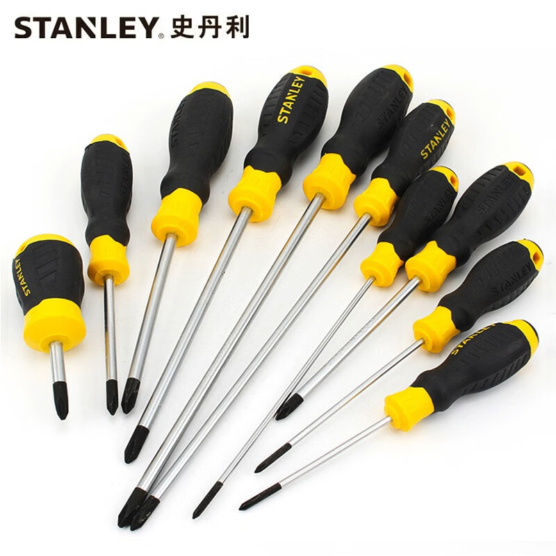 STANLEY/史丹利 B系列胶柄十字螺丝批PH0x150mm 60-803-23