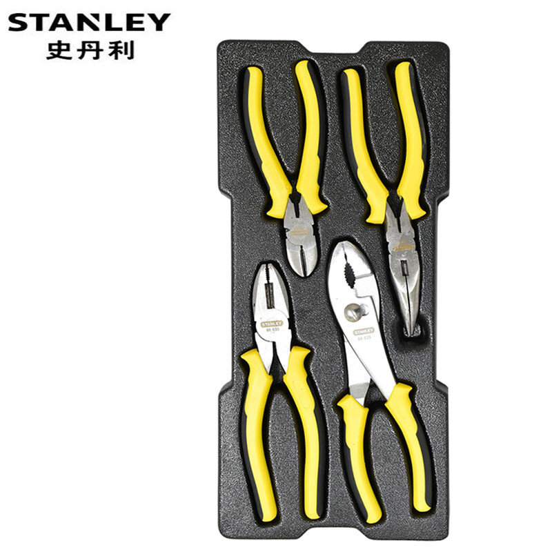 STANLEY/史丹利 4件DYNAGRIP钳托盘组套 STMT74179-8-23