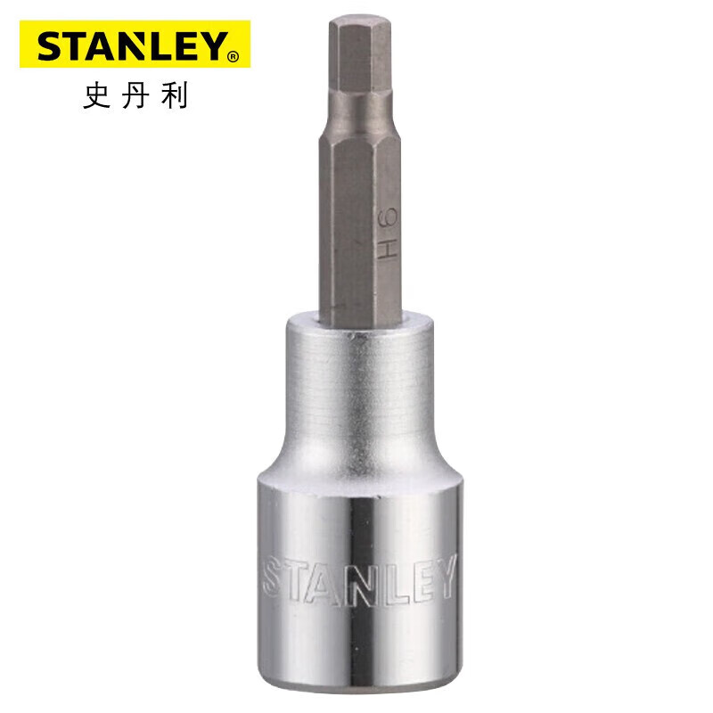 STANLEY/史丹利 12.5MM系列加长6角旋具套筒10x140mm 94-428-1-23