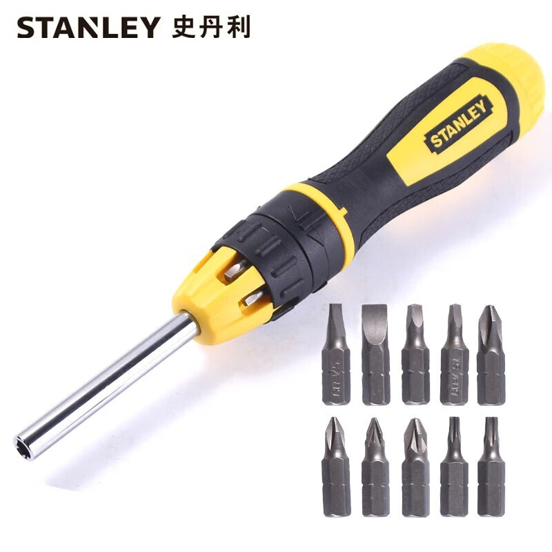 STANLEY/史丹利 11件套棘轮换头螺丝批 STHT68010-8