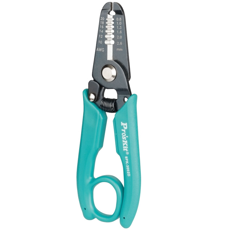 PROSKIT/宝工 电工线剥皮钳(0.8~2.6mm) 8PK-3002D