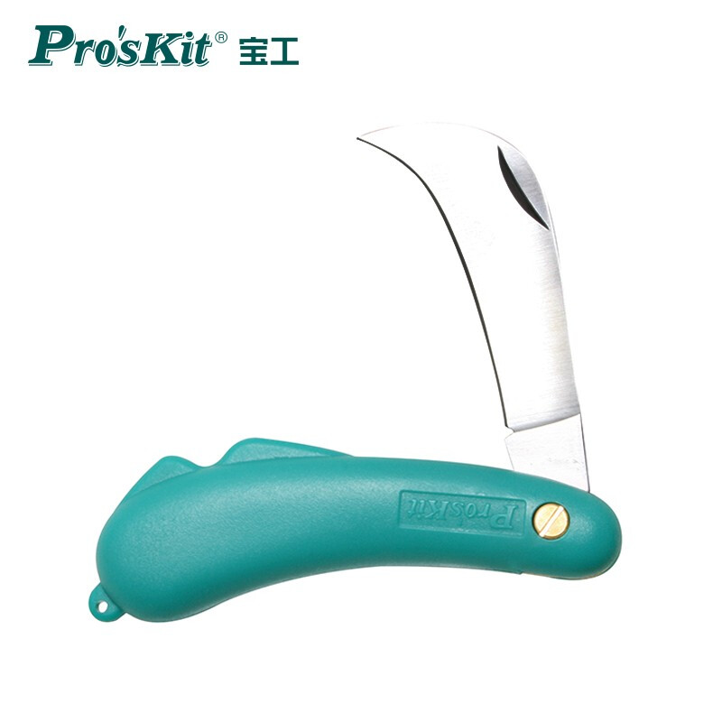 PROSKIT/宝工 塑料手柄不锈钢电工刀(190mm) PD-998