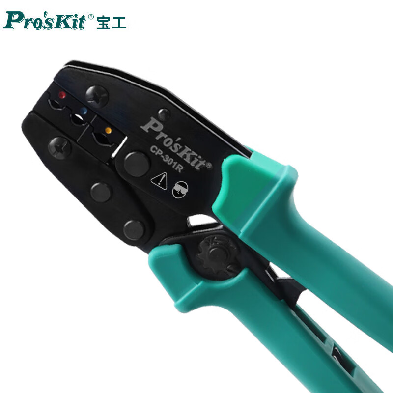 PROSKIT/宝工 Y.O绝缘端子棘轮压着钳(0.5~6.0mm2 CP-301R