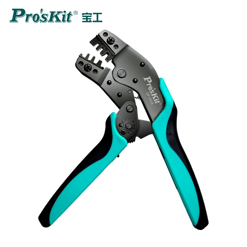 PROSKIT/宝工 7.5吋莫士端子棘轮压着钳 CP-751A