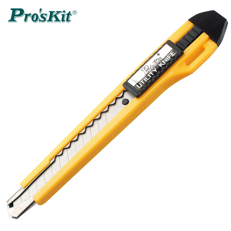 PROSKIT/宝工 黄柄美工刀(内附1片备用刀片) PD-510