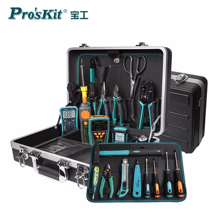 PROSKIT/宝工 光纤通信安装工具组220V（21件） PK-9472G