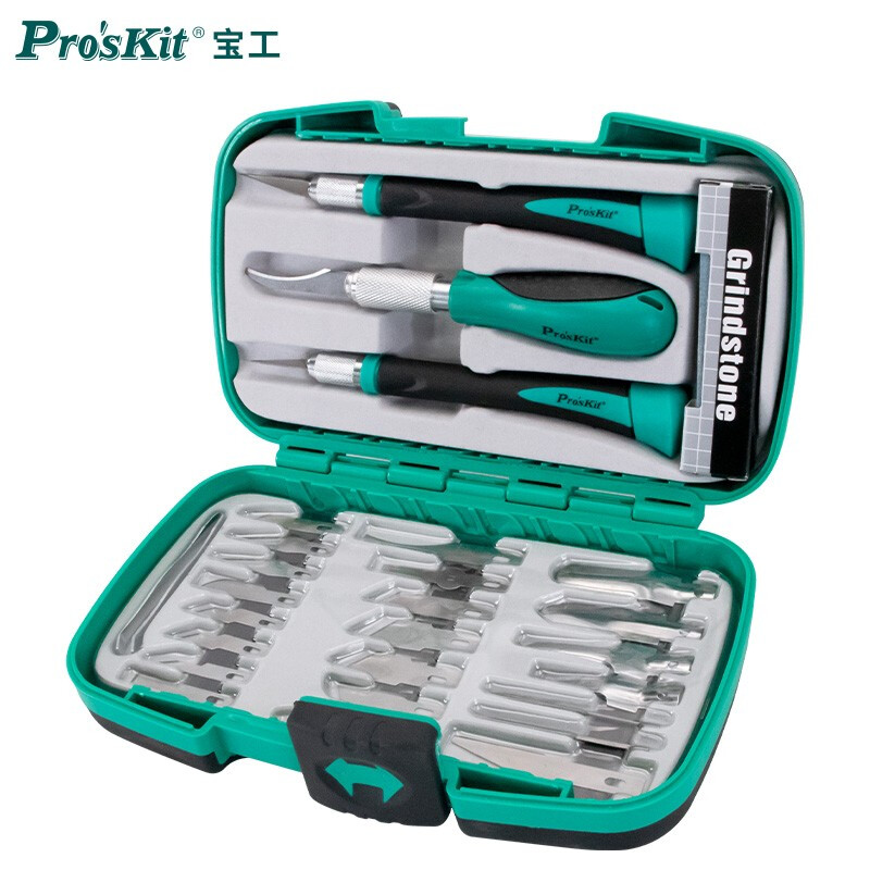 PROSKIT/宝工 30PCS多用途雕刻刀套装组 PD-395A