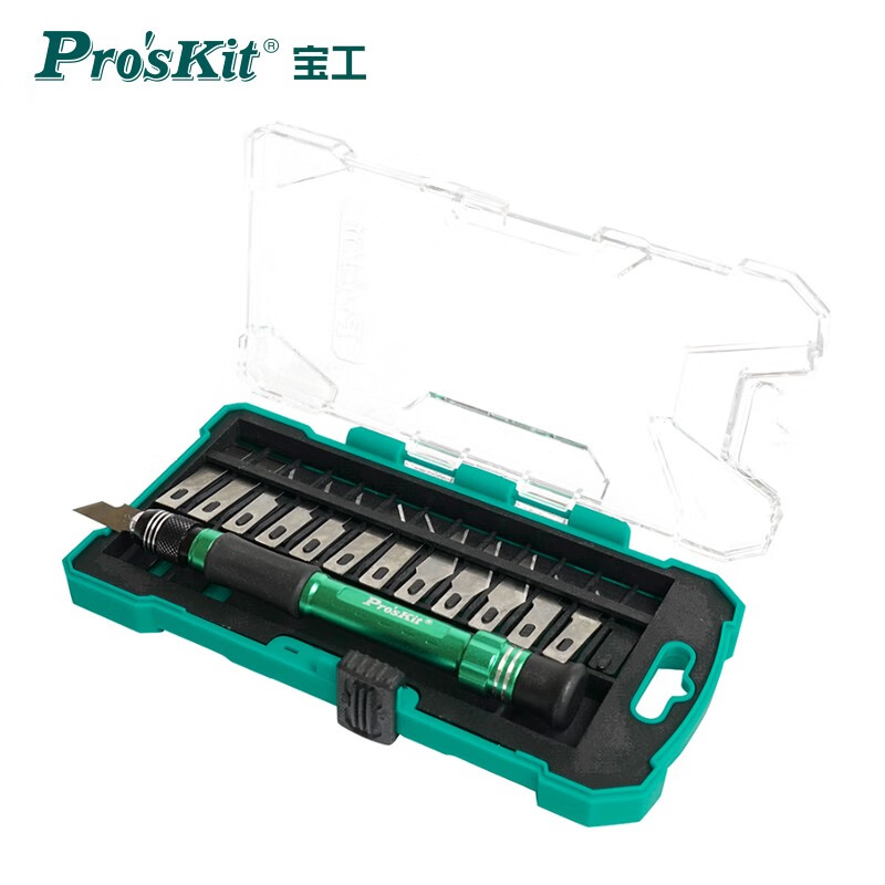 PROSKIT/宝工 14pcs铝合金雕刻刀组套 PD-398