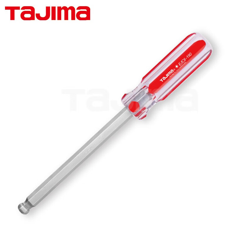 TAJIMA/田岛 2.5mm球头镀铬内六角螺丝批 EJC2.5-120