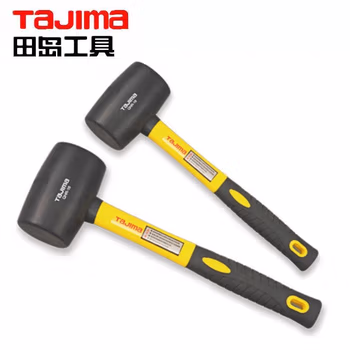 TAJIMA/田岛 16oz包塑柄黑色橡胶锤 QHR-16