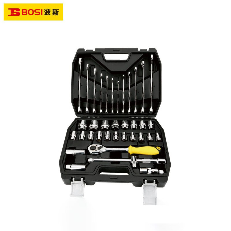 BOSI/波斯 37件12.5mm系列公制套筒扳手组套 BS512037