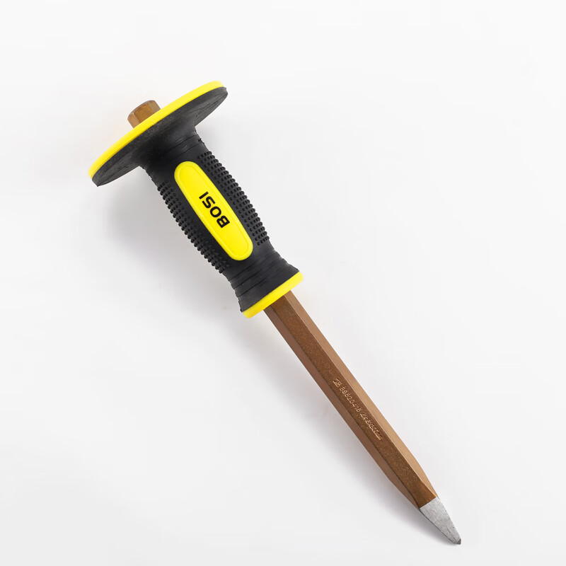 BOSI/波斯 双色胶柄尖凿4*16*300mm BS520416