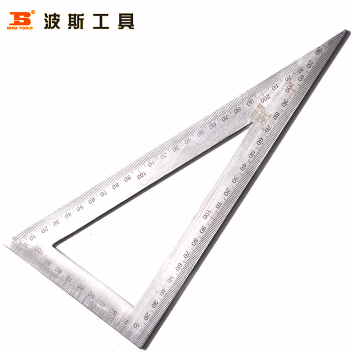 BOSI/波斯 不锈钢三角尺12×25cm BS181125