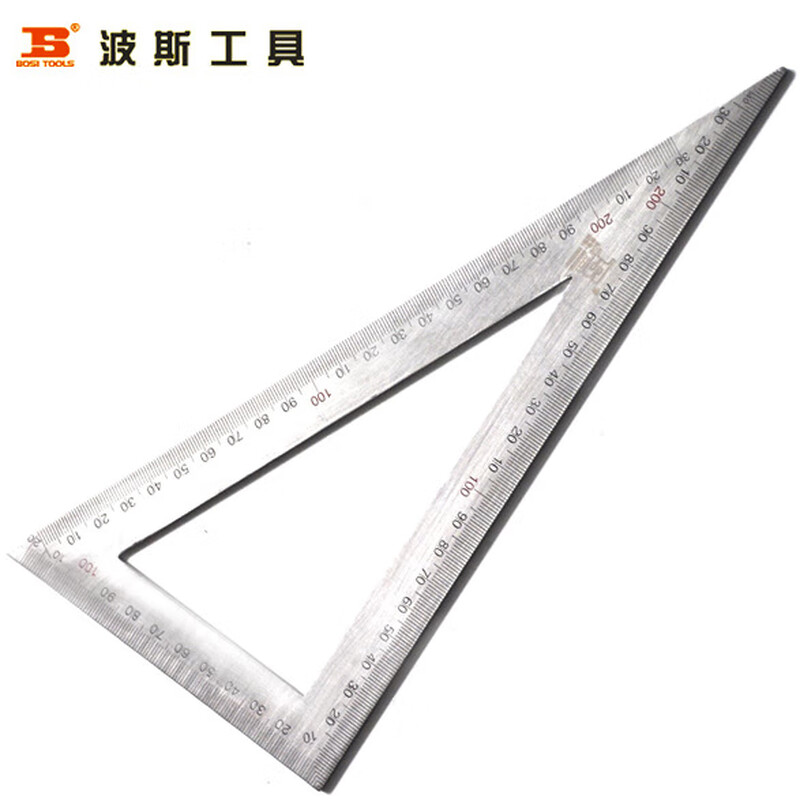 BOSI/波斯 不锈钢三角尺20×40cm BS181140