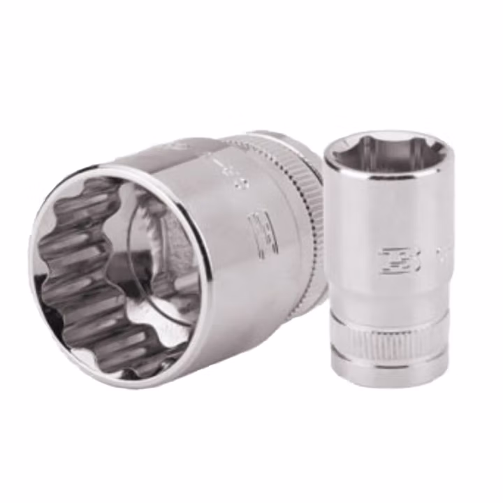 BOSI/波斯 12.5mm系列镜面短套筒8mm 十二角 BS363608B