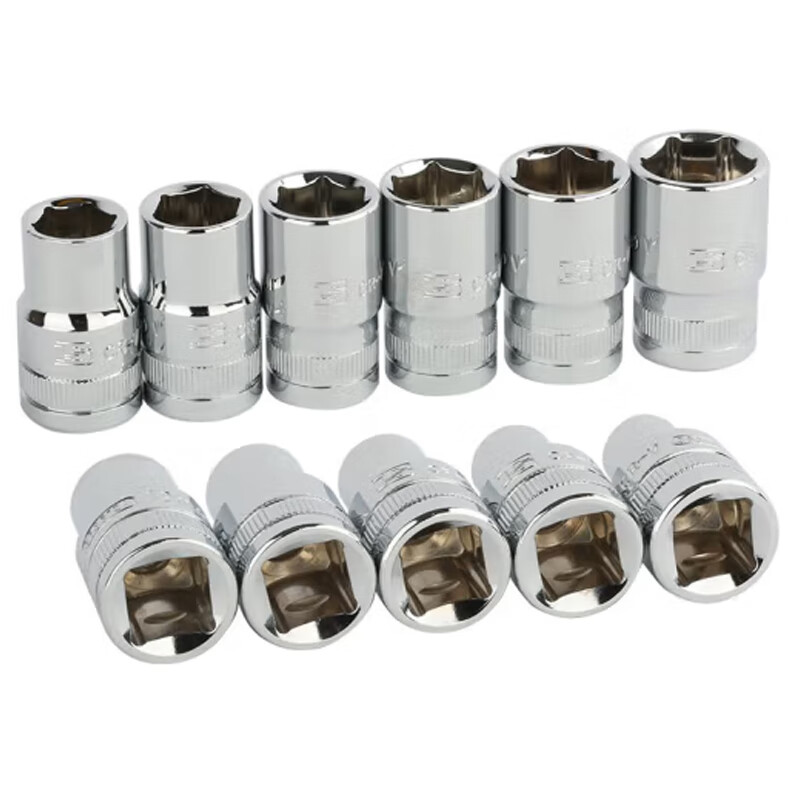 BOSI/波斯 12.5mm系列镜面短套筒12mm 六角 BS363612A