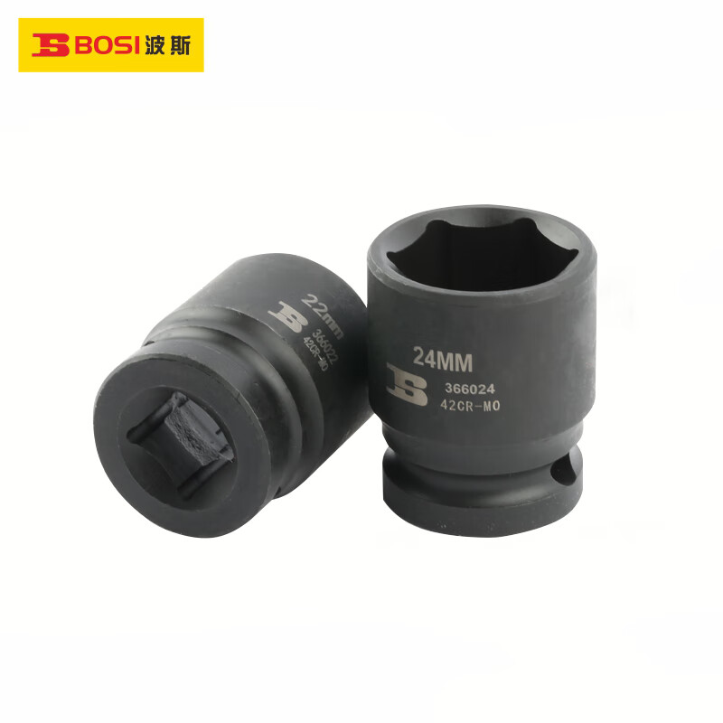 BOSI/波斯 12.5mm系列风动短套筒24mm BS366024