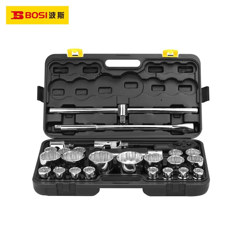 BOSI/波斯 26件19mm系列公制重型套筒组套 BS511626
