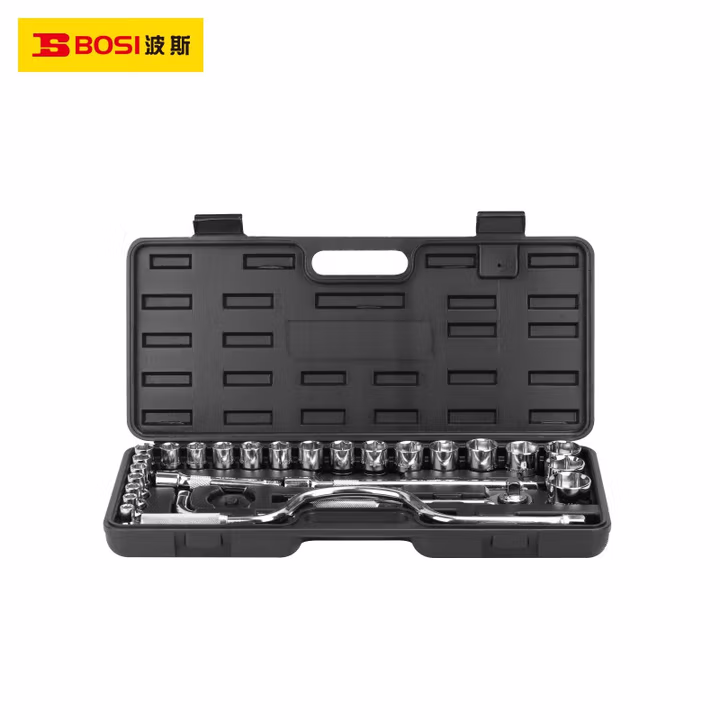 BOSI/波斯 28件公制套筒组套1/2
