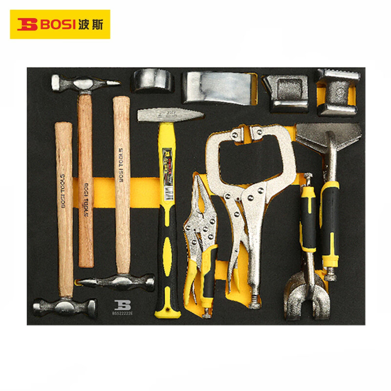 BOSI/波斯 12PC钣金工具托组套(522222E) BS522222E