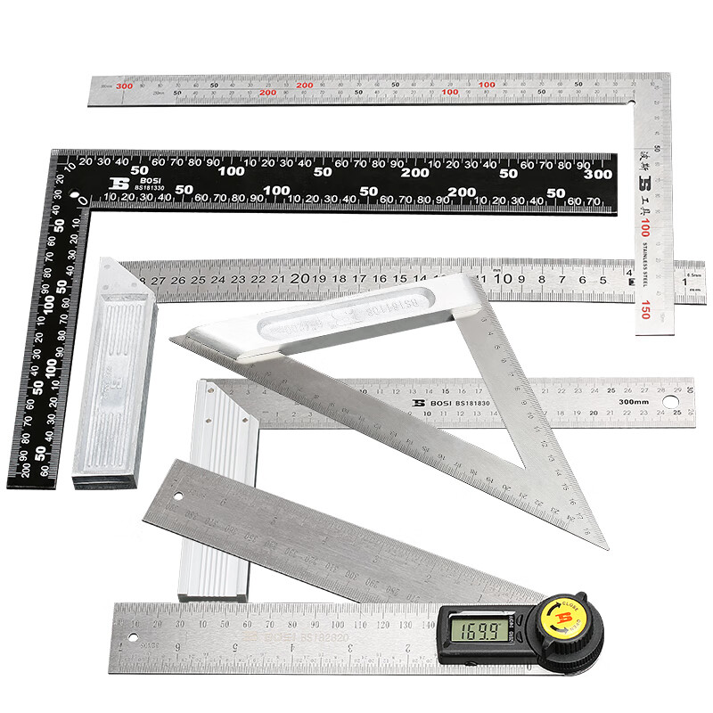 BOSI/波斯 铝柄钢角尺12