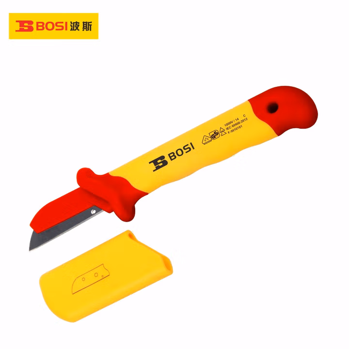 BOSI/波斯 VDE绝缘护套式直平型电缆刀50*180mm BS600208