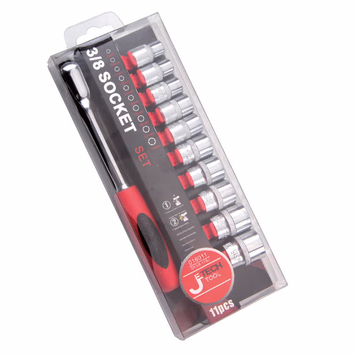 JETECH/捷科 11件套3/8系列套筒简易套装 SK3/8-11SJ