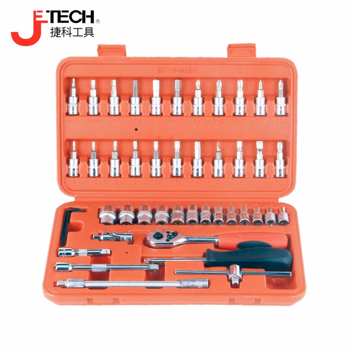 JETECH/捷科 46件套1/4系列公制组套工具 SK1/4-46SP
