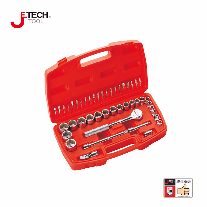 JETECH/捷科 46件套3/8系列公制组套工具 SK3/8-46SP