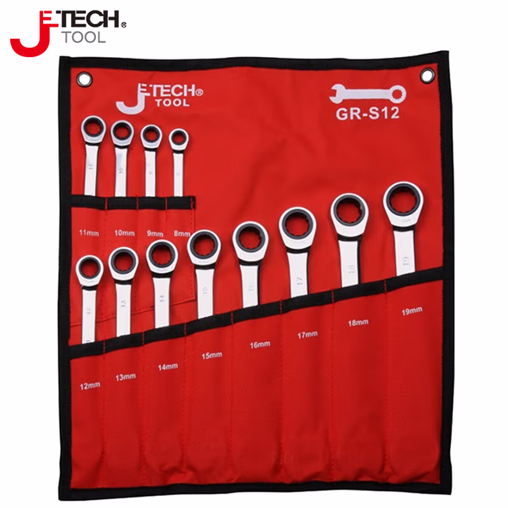JETECH/捷科 12件套棘轮扳手 GR-S12