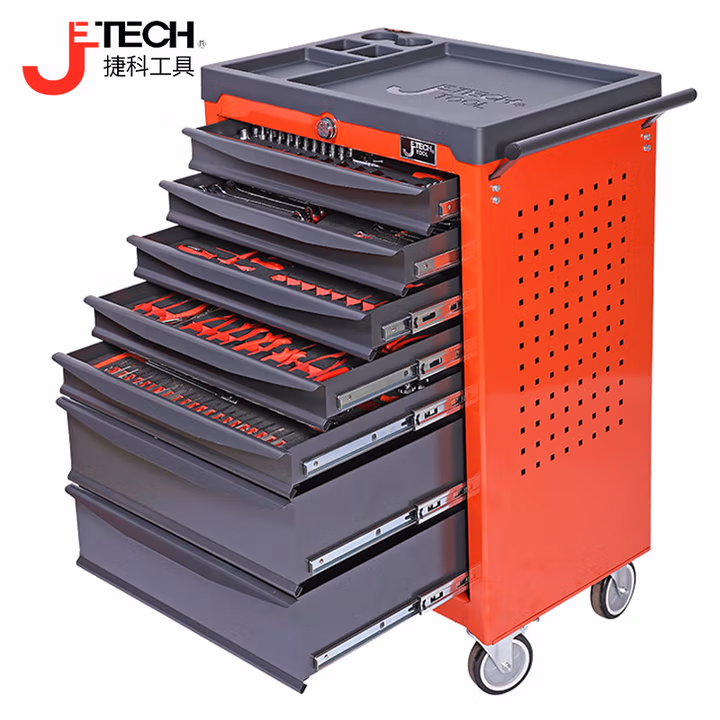 JETECH/捷科 430件套配7抽工具车（含工具） RC-430S