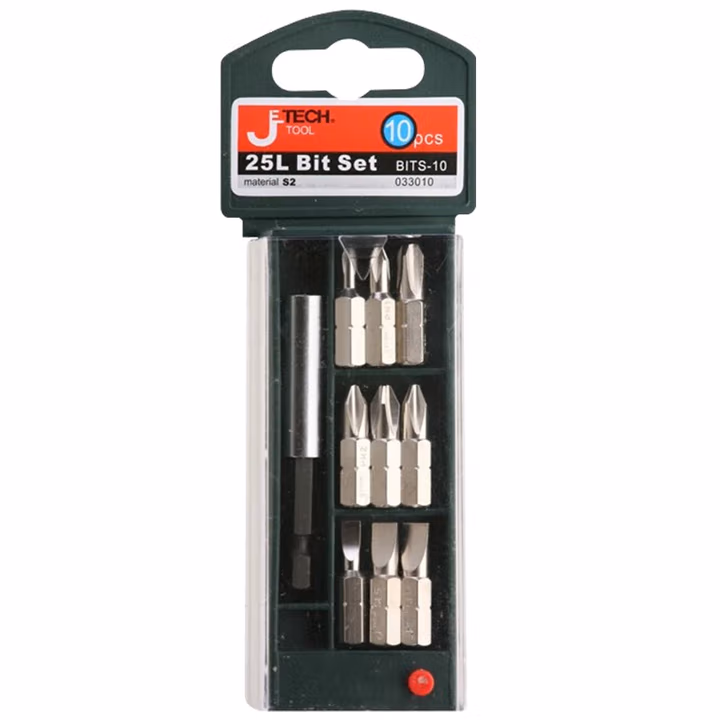 JETECH/捷科 10件组套旋具头 BITS-10