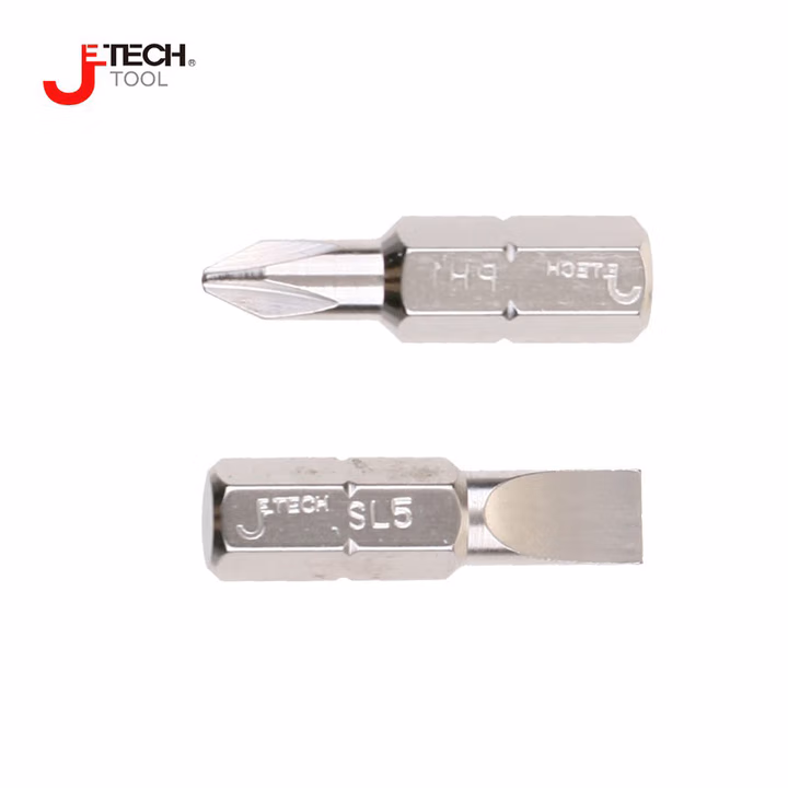 JETECH/捷科 轴径6mm长度100mm一字单头旋具头 SL6-100