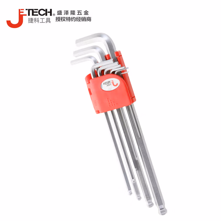 JETECH/捷科 球头镀铬标准长9支套装 BS-C9