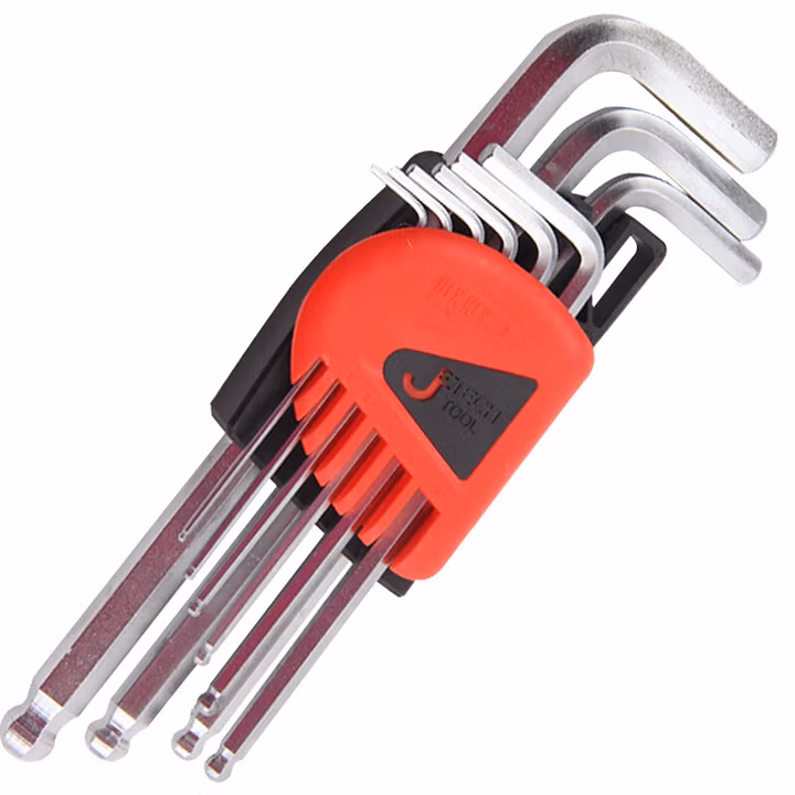 JETECH/捷科 球头镀铬加长9支套装 BM-C9