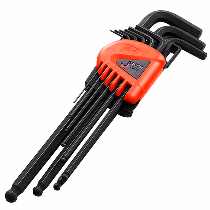 JETECH/捷科 球头黑色加长9支套装 BM-B9