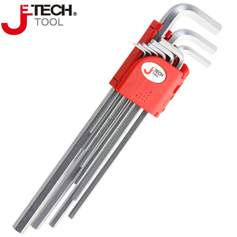 JETECH/捷科 平头镀铬特长9支套装 PL-C9