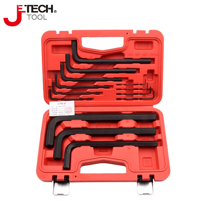 JETECH/捷科 平头黑色加长13件组套 PM-B13