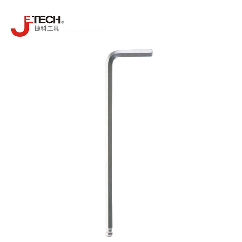 JETECH/捷科 六角对边2.5mm球头镀铬加长内六角 BM-2.5C
