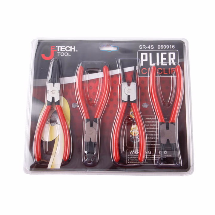 JETECH/捷科 4件挡圈钳组套 SR-4S