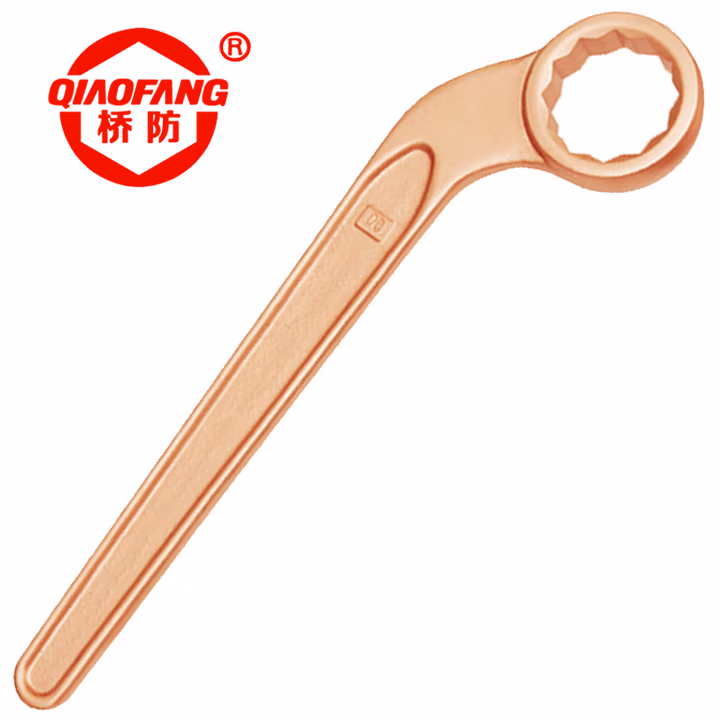 天津桥防/CNFB 防爆弯柄单头梅花扳手 BET8157-28