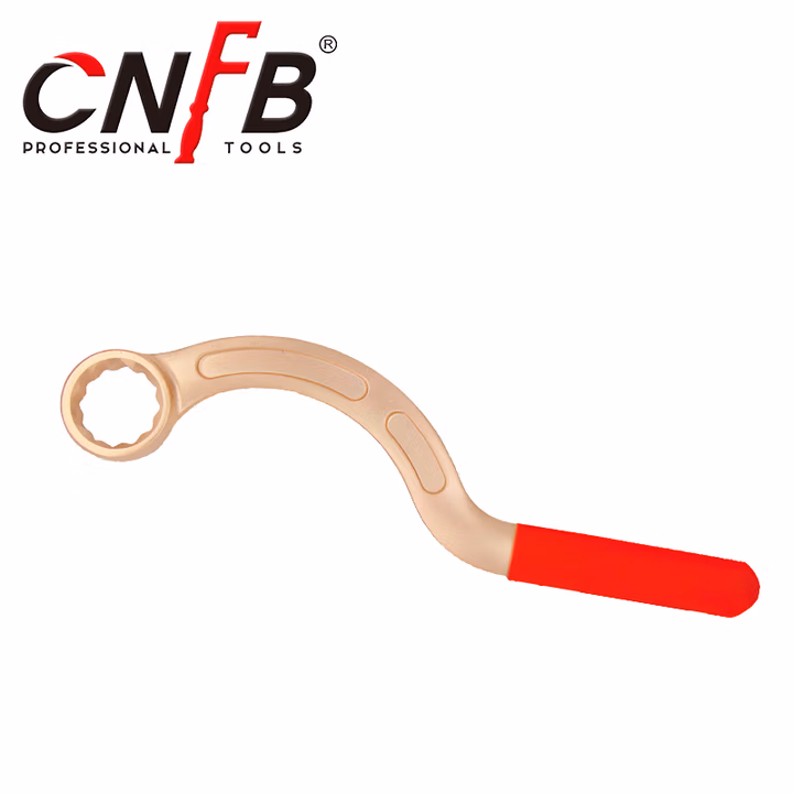 天津桥防/CNFB 防爆弯柄单头梅花扳手 BET8157A-17