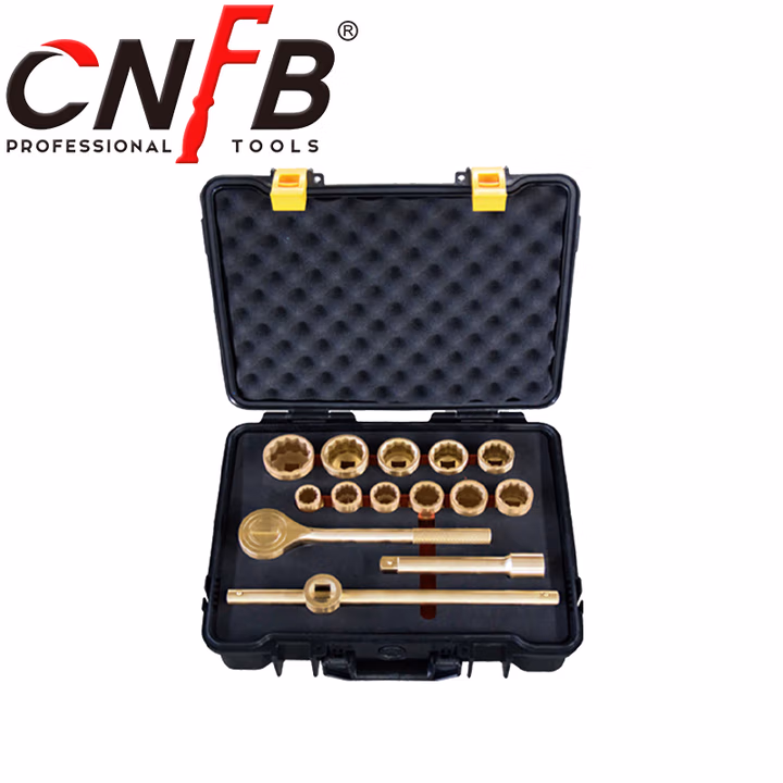 天津桥防/CNFB 防爆重型3/4方21件套盒装套筒 ALT8101L