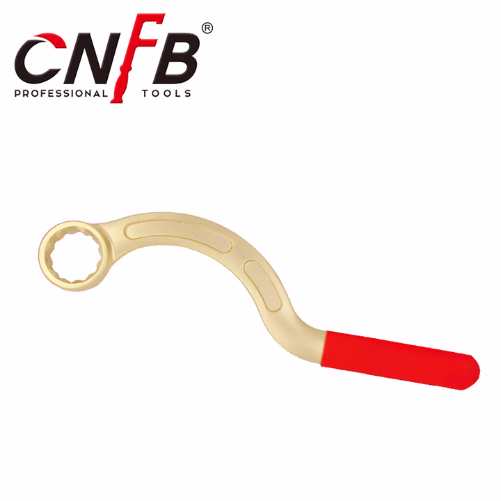 天津桥防/CNFB 防爆弯柄单头梅花扳手 ALT8157A-46