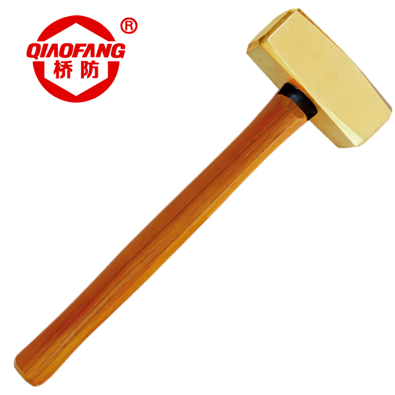 天津桥防/CNFB 黄铜木柄德式八角锤 T82104B-1018