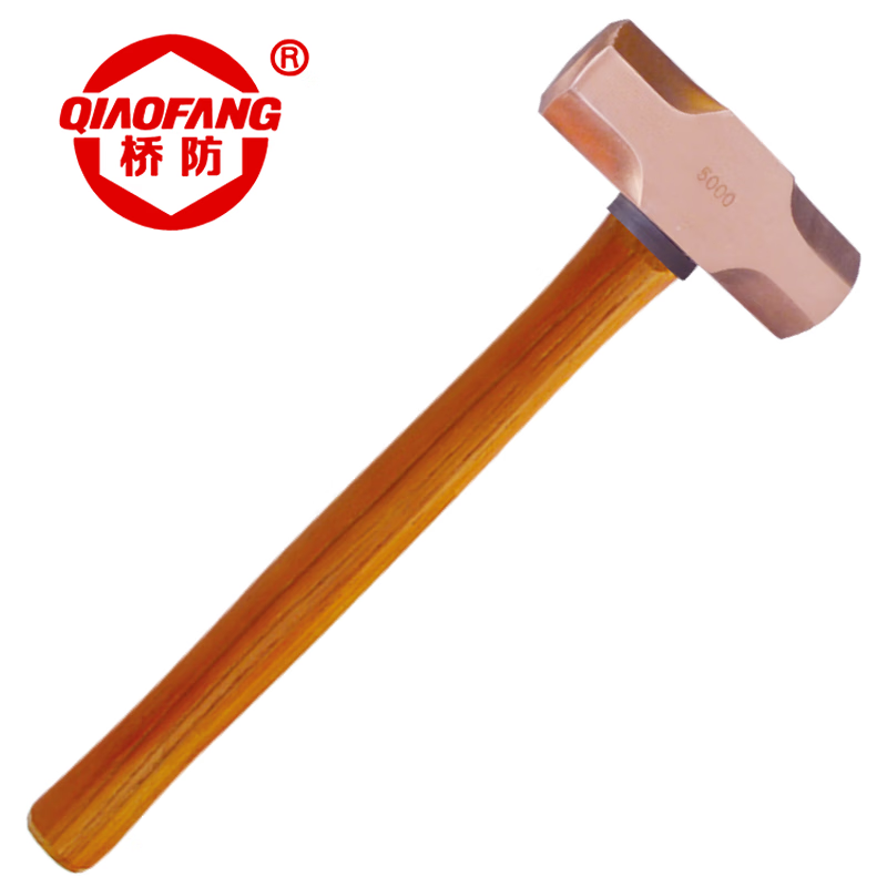 天津桥防/CNFB 紫铜木柄八角锤 T82201B-1012