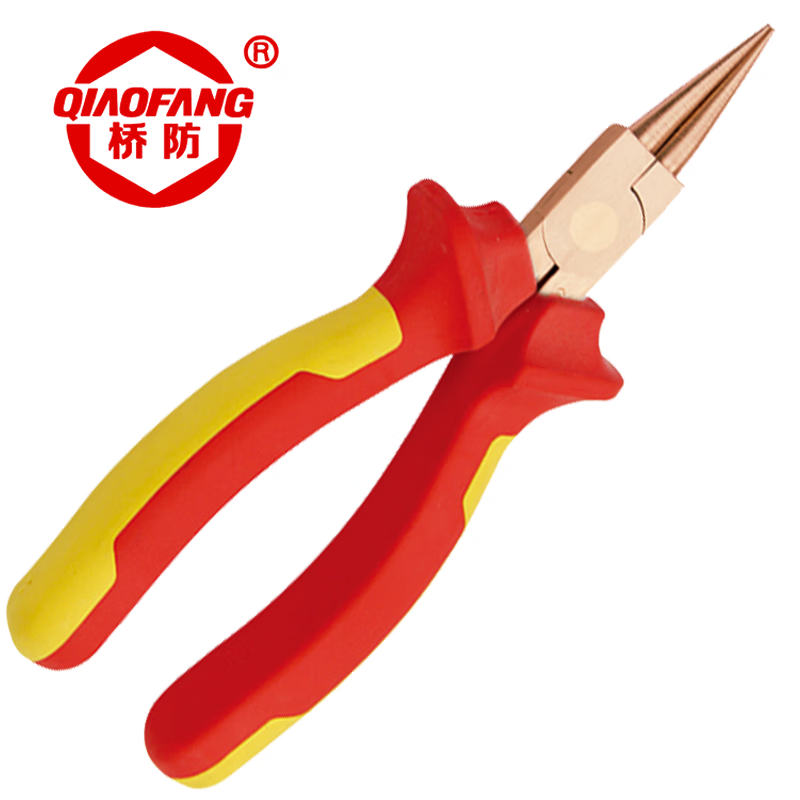 天津桥防/CNFB 防爆绝缘注塑圆嘴钳 BET86206-1002