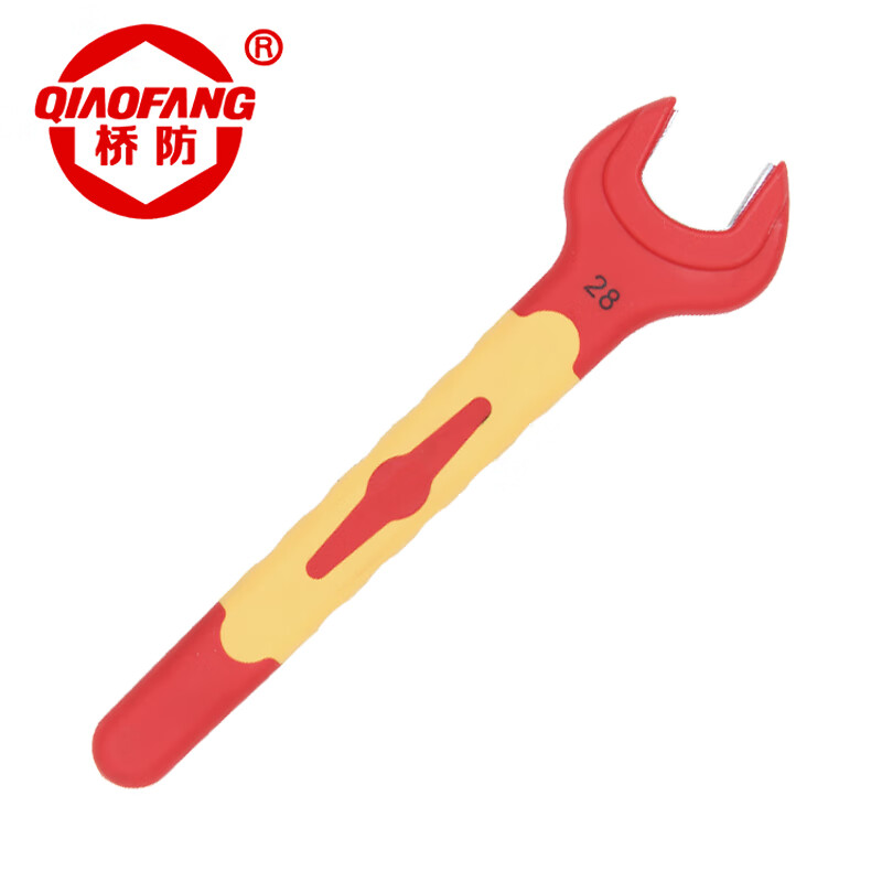 天津桥防/CNFB 防爆绝缘注塑单头呆扳手 BET86401B-19