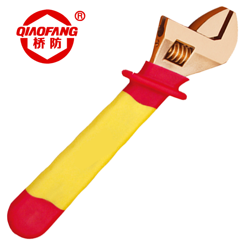 天津桥防/CNFB 防爆绝缘注塑活扳手 ALT86402-1002